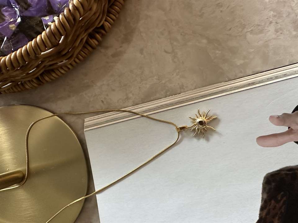 Gold Renk Sunlight Kolye