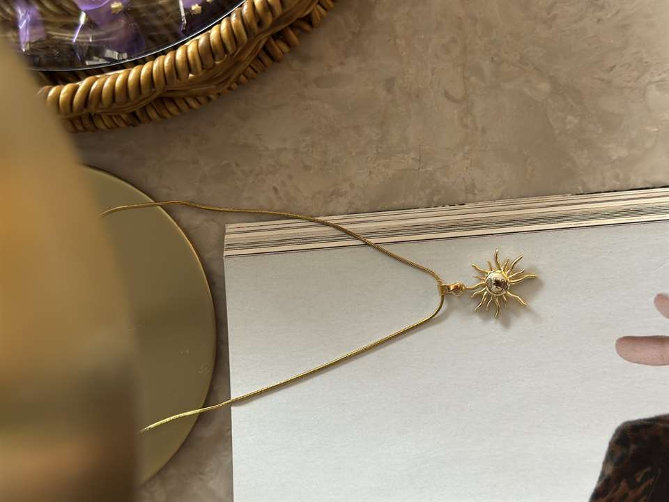 Gold Renk Sunlight Kolye