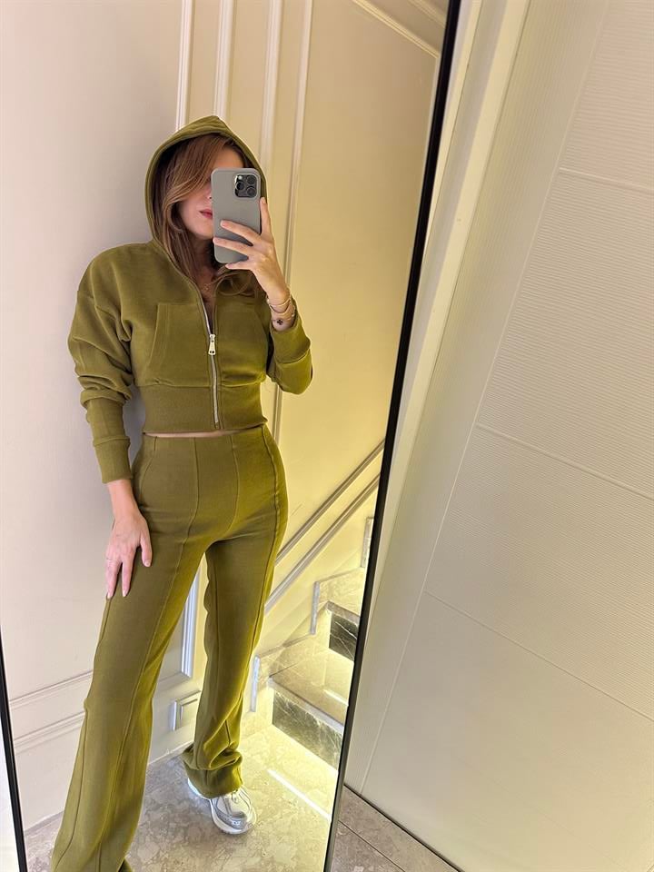 Haki Fermuarlı Selanik Takım