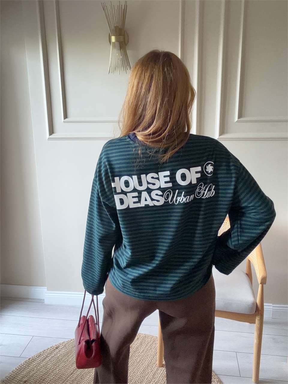 Kadın Sırt House Of Baskılı Sweatshirt