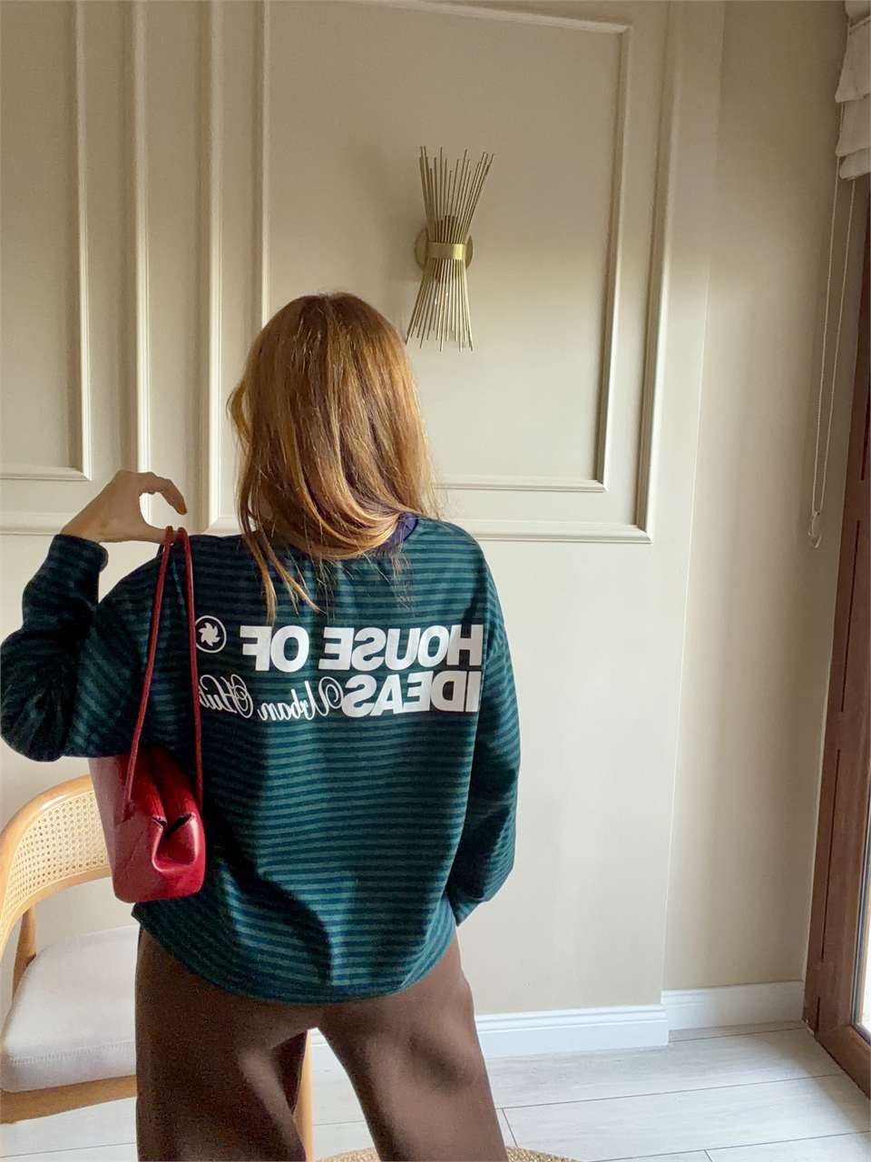 Kadın Sırt House Of Baskılı Sweatshirt