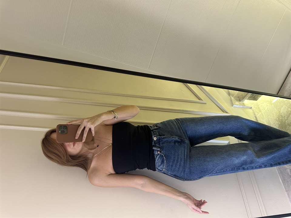 Koyu Mavi Premium Wide Leg Jean