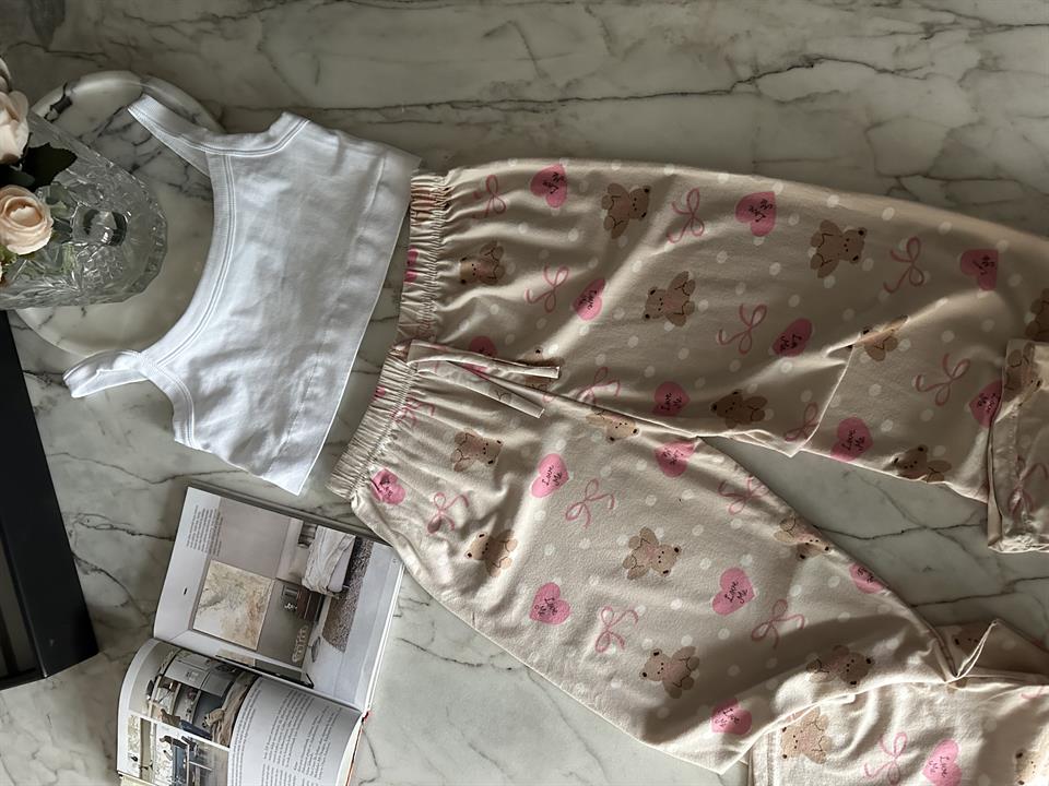 Love Me Kalpli Pijama Altı