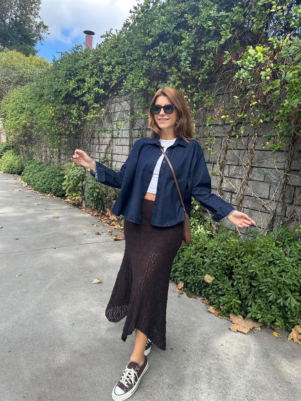 Raw Yıkamalı Panço Kot Gömlek