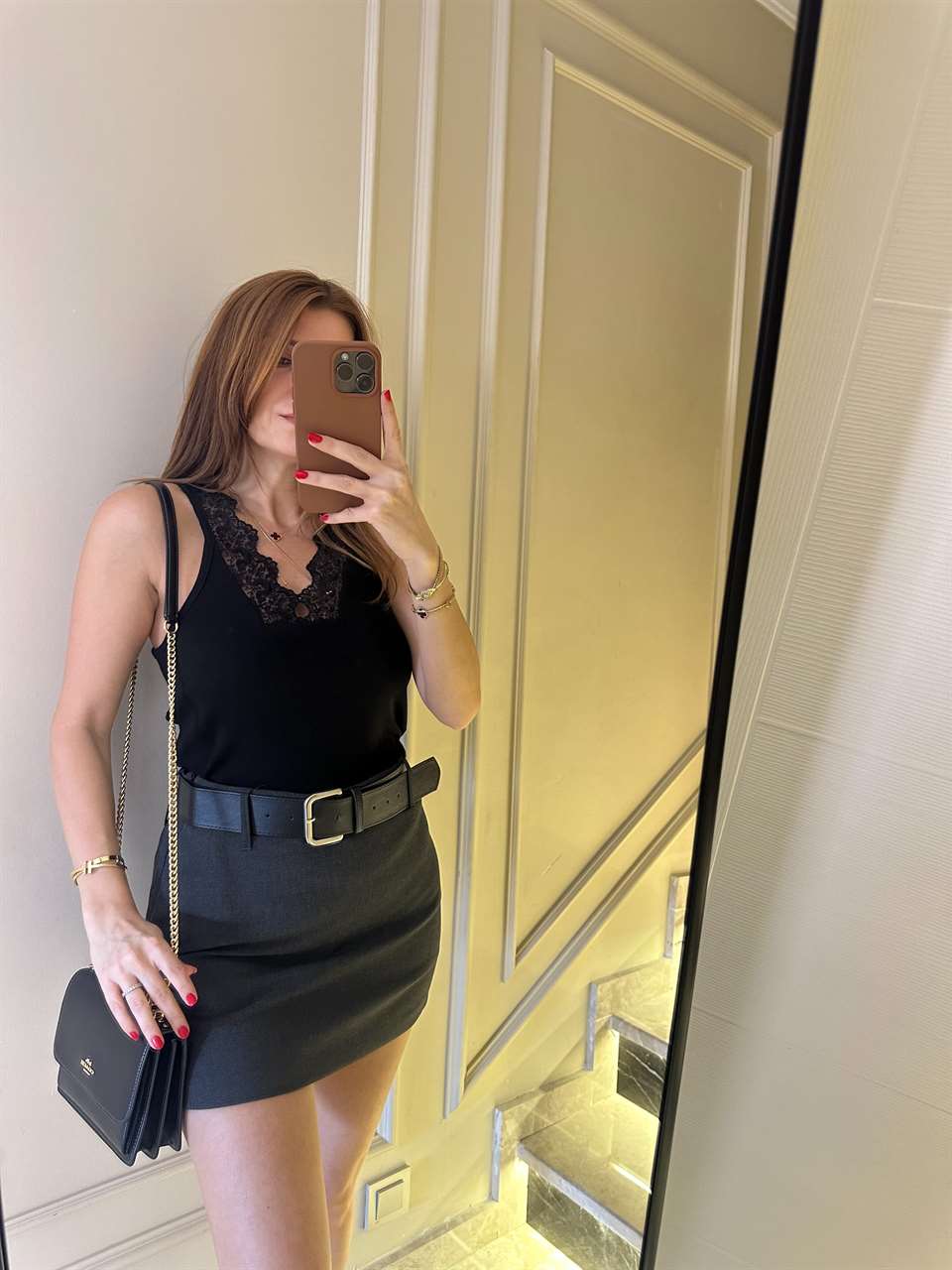 Siyah Dantelli Fitilli Atlet