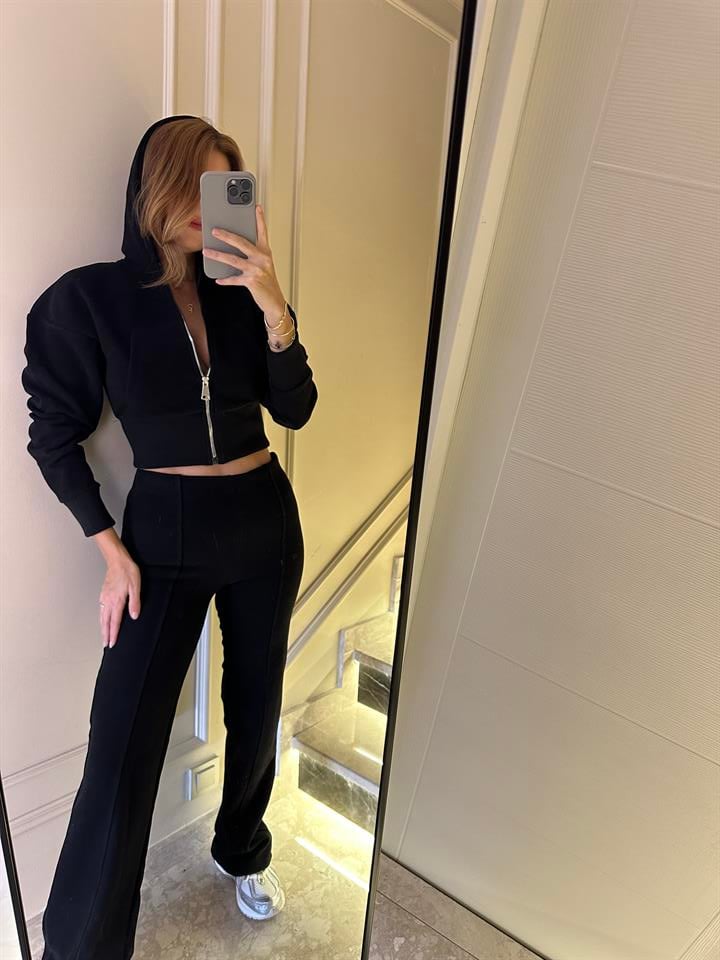 Siyah Fermuarlı Selanik Takım