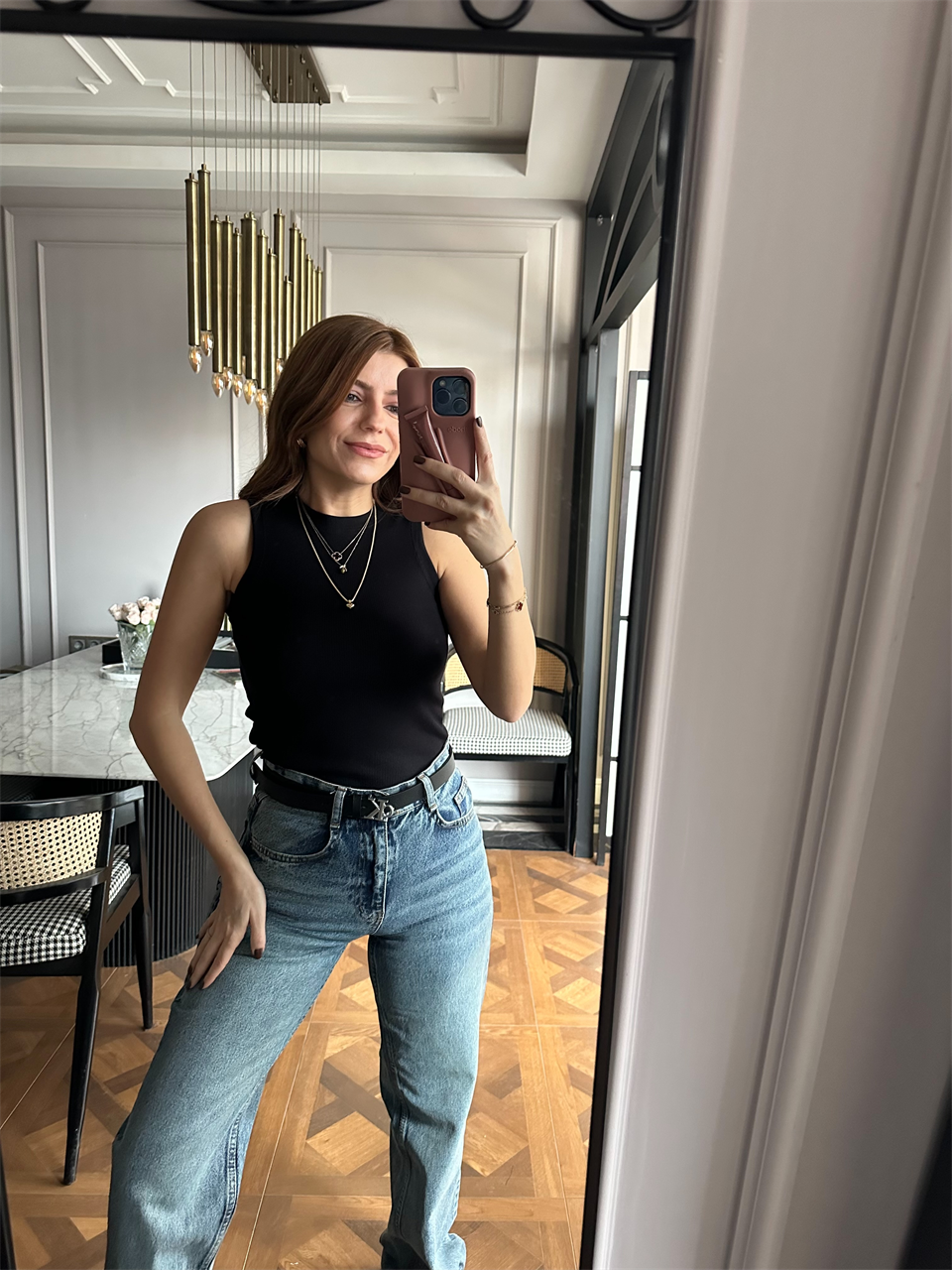 Siyah Fitilli Sıfır Kol Crop