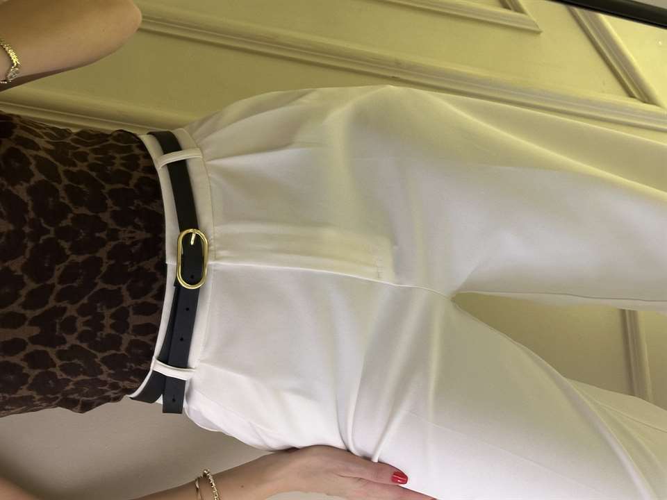 Siyah Gold Toka Oval Kemer