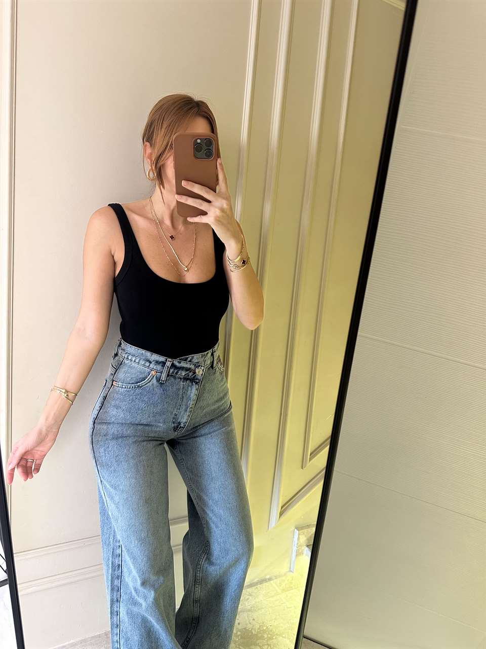 Siyah Pamuk Askılı Bodysuit Zıbın