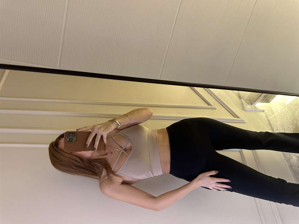 Taş Önü Çapraz İp Askılı Büstiyer