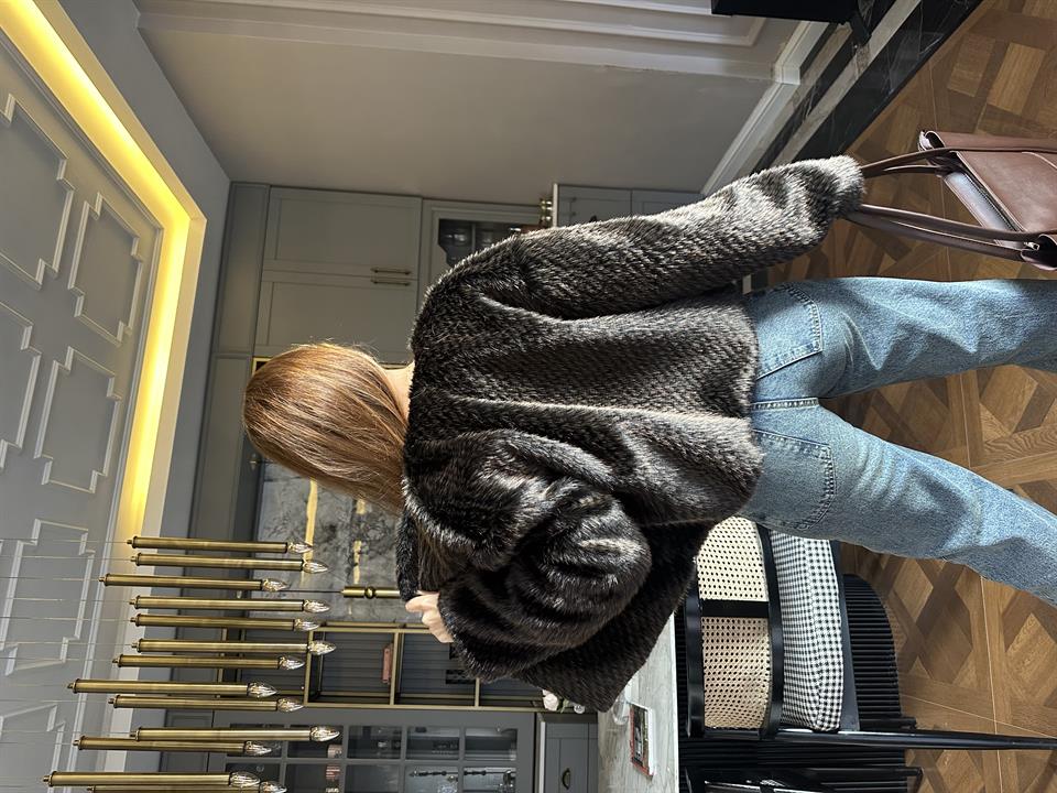 Tay Tüyü Astarlı Suni Kürk