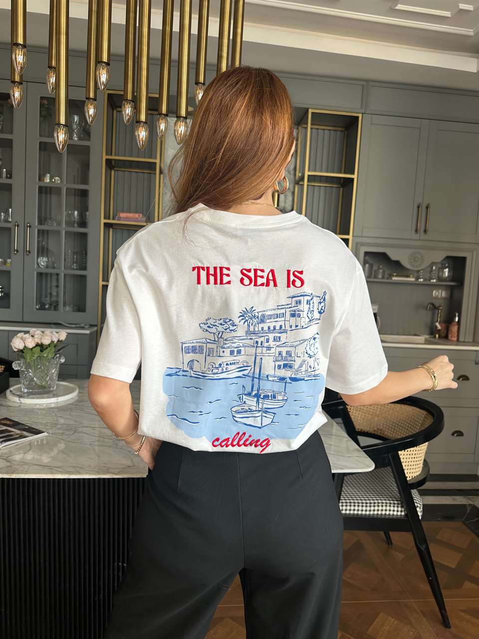 The Sea Side Nakışlı Tshirt