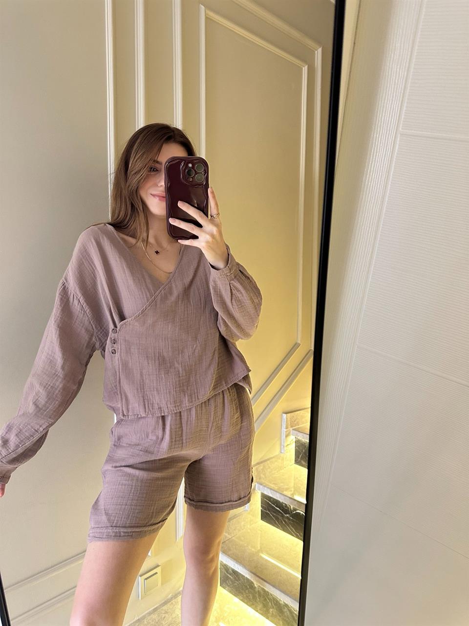 Vizon Bohem Şortlu Takım