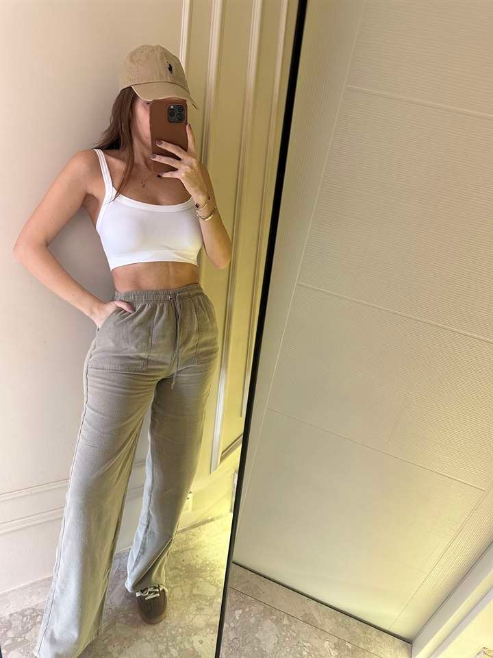 Vizon Bol Paça Viskon Palazzo Pantolon