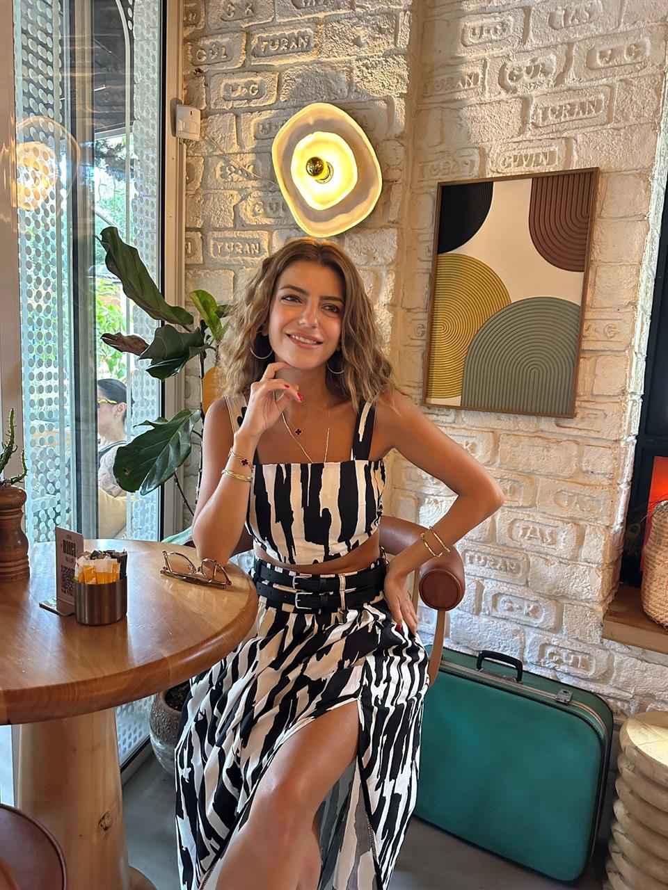 Yüksek Bel Etek Bluz Takım