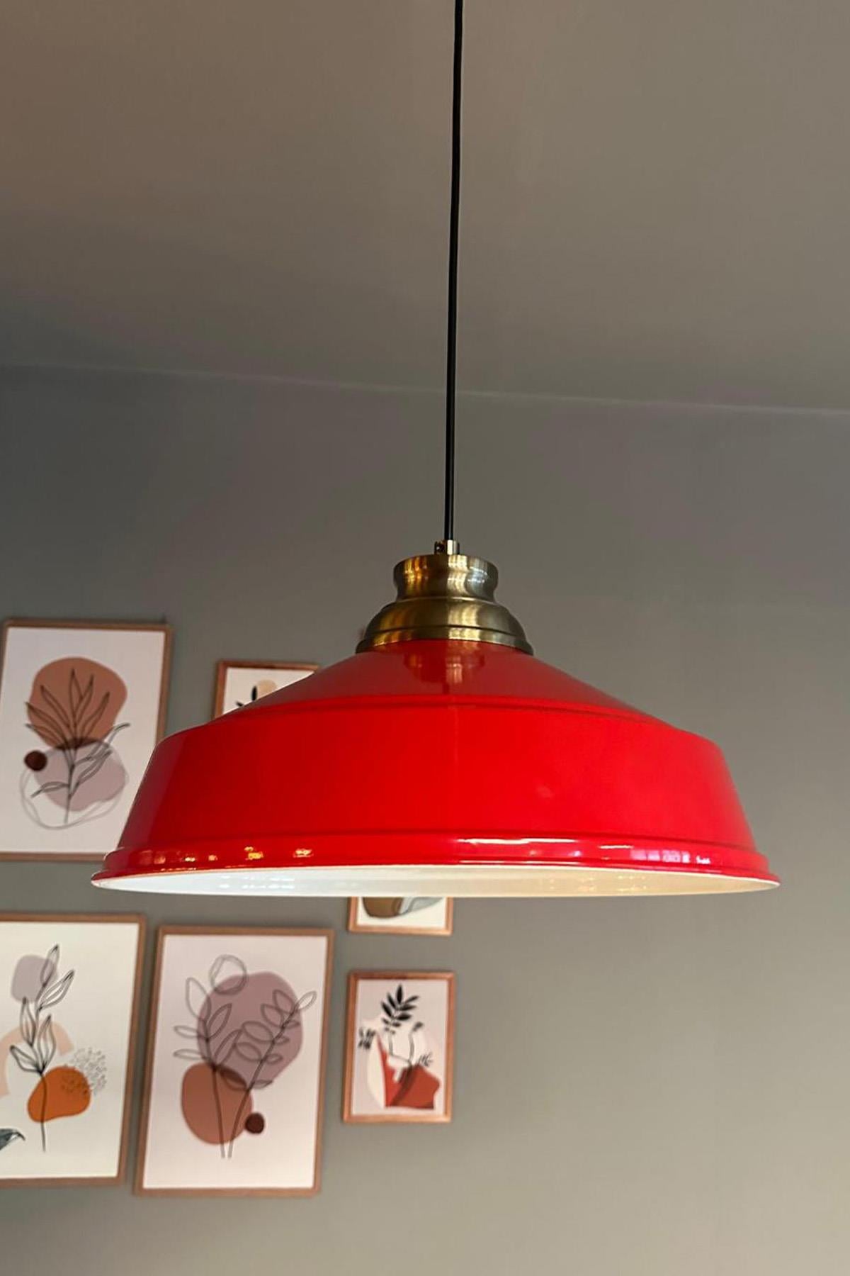 Asaletli Tekli Avize Eskitme Başlık Retro Sarkıt Lamba Restoran Salon Aydınlatma