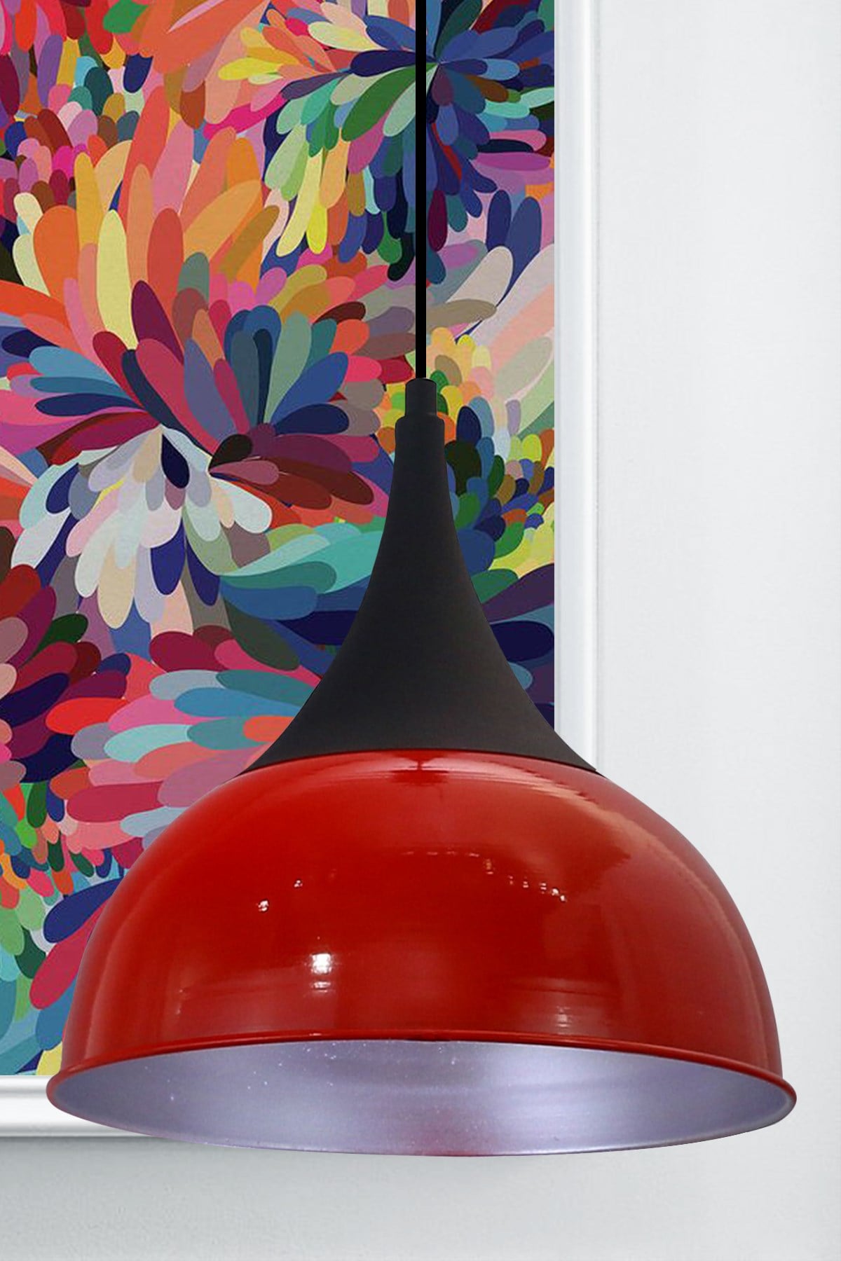 Bamyum Mabbe Kırmızı Sarkıt Avize