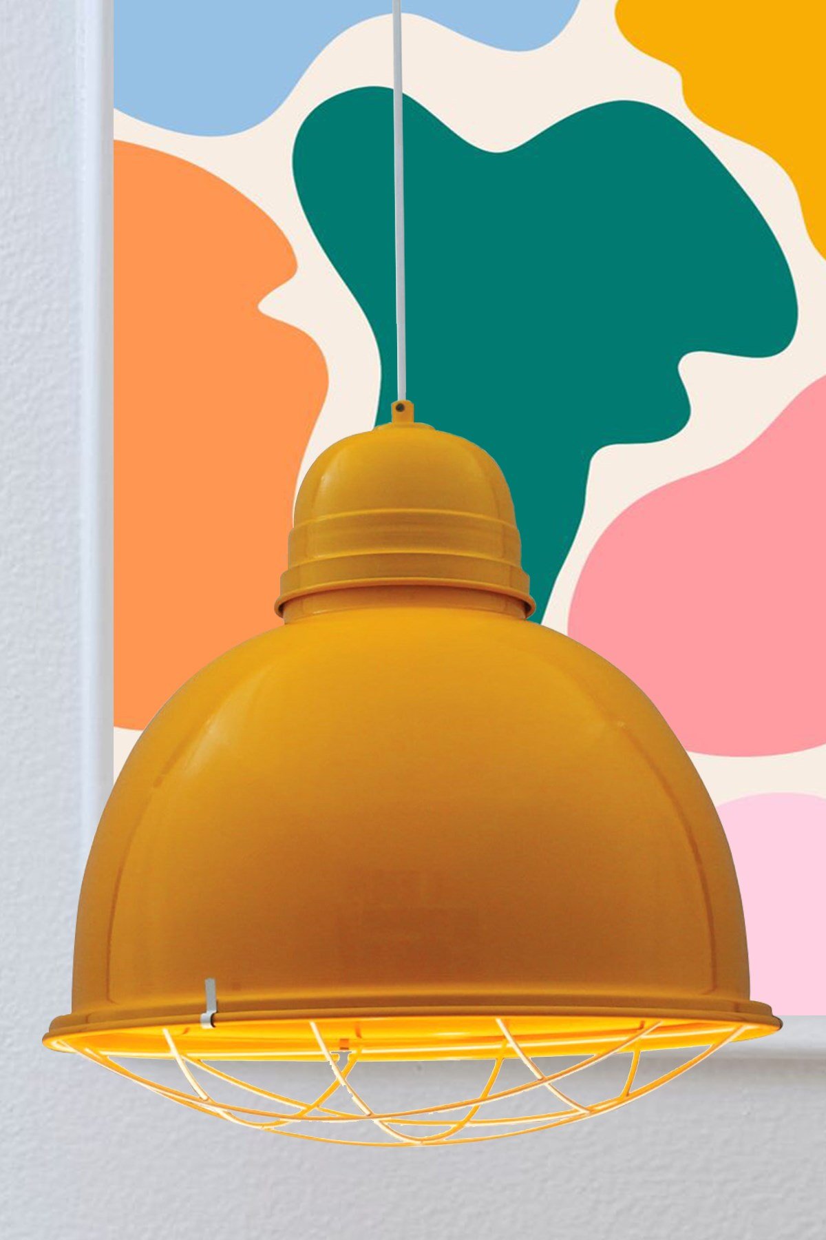 Bamyum Retro Sarı Avize