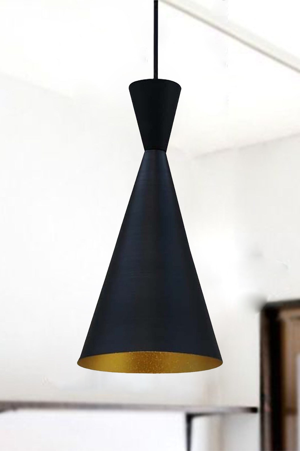 Bamyum Siyah İnce Avize