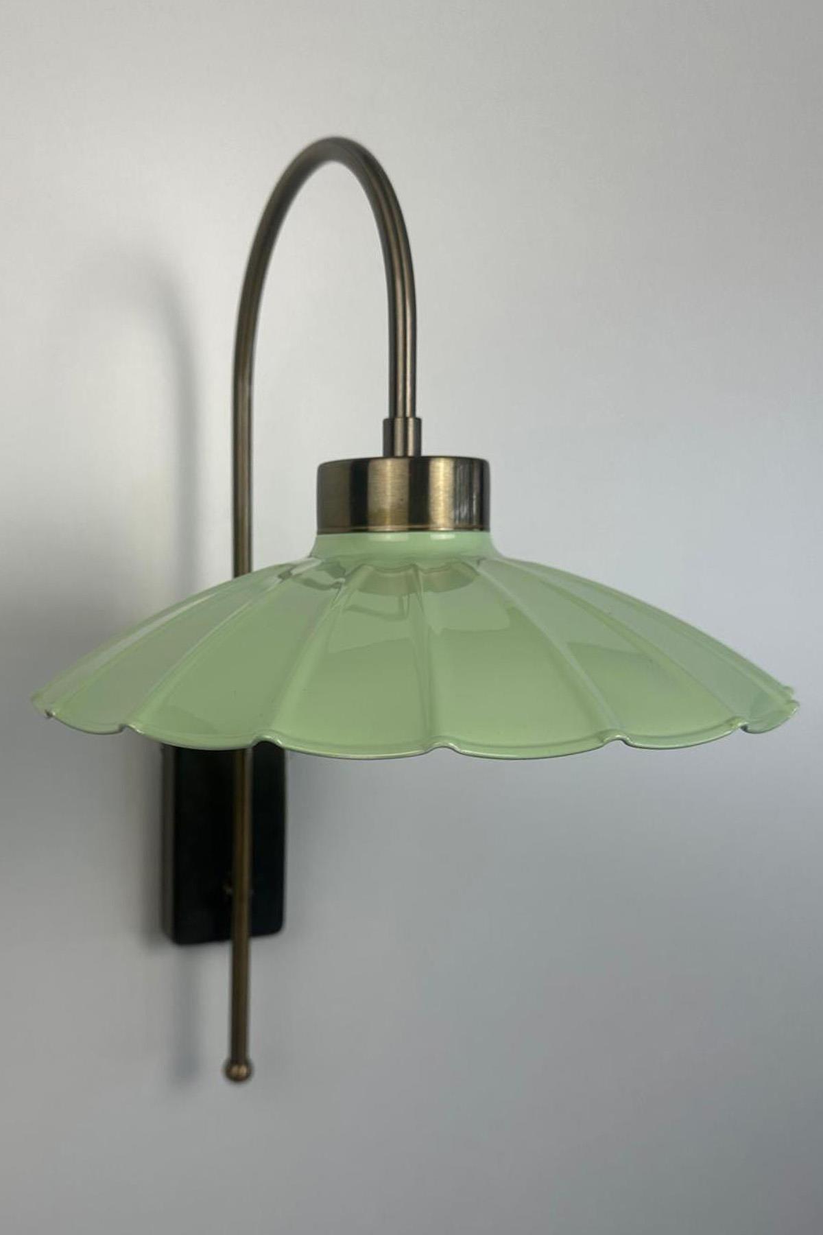 Mint Tekli Aplik Salon Mutfak Koridor Cafe Butik Lamba Aydınlatma