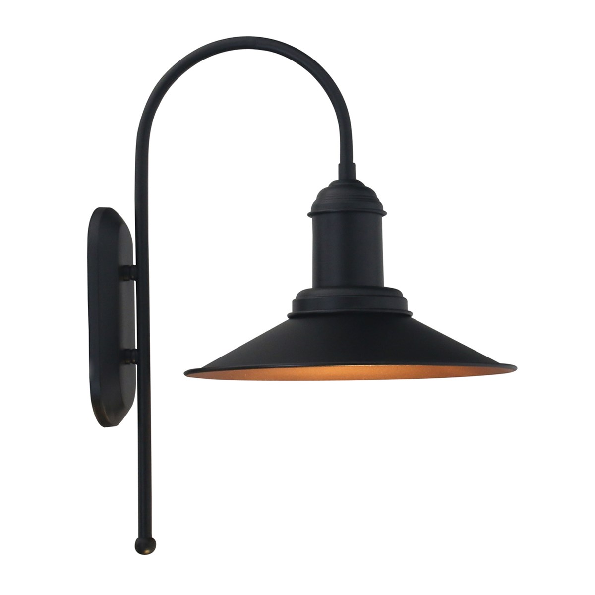 Retro Siyah Aplik Lamba