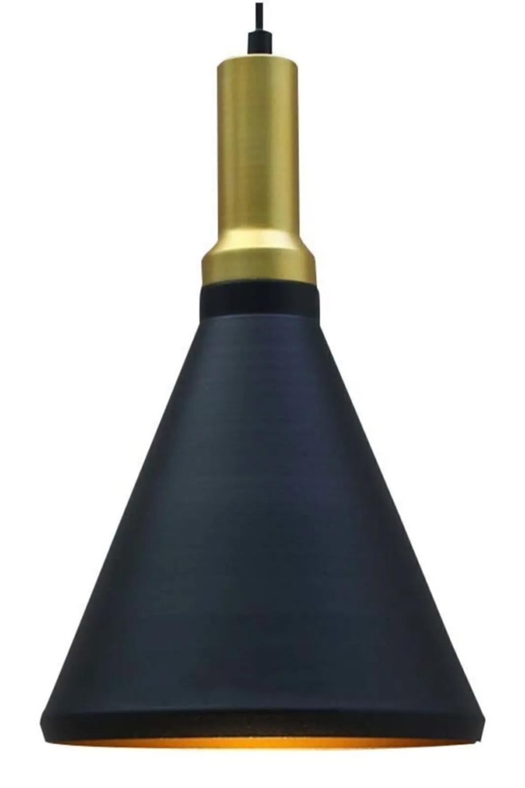 Sabonis Siyah Avize Tekli Modern Dekoratif Sarkıt Lamba Resatoran Kafe Bar Dükkan Antre Retro