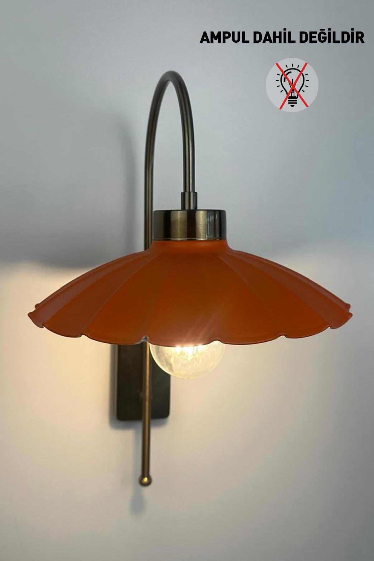 Turuncu Tekli Aplik Salon Mutfak Koridor Cafe Butik Lamba Aydınlatma