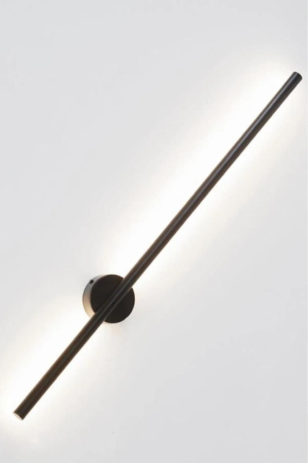 Vievis Siyah Led Aplik Tekli Duvar Apliği Salon Koridor Otel Restoran Dekoratif Aplikler