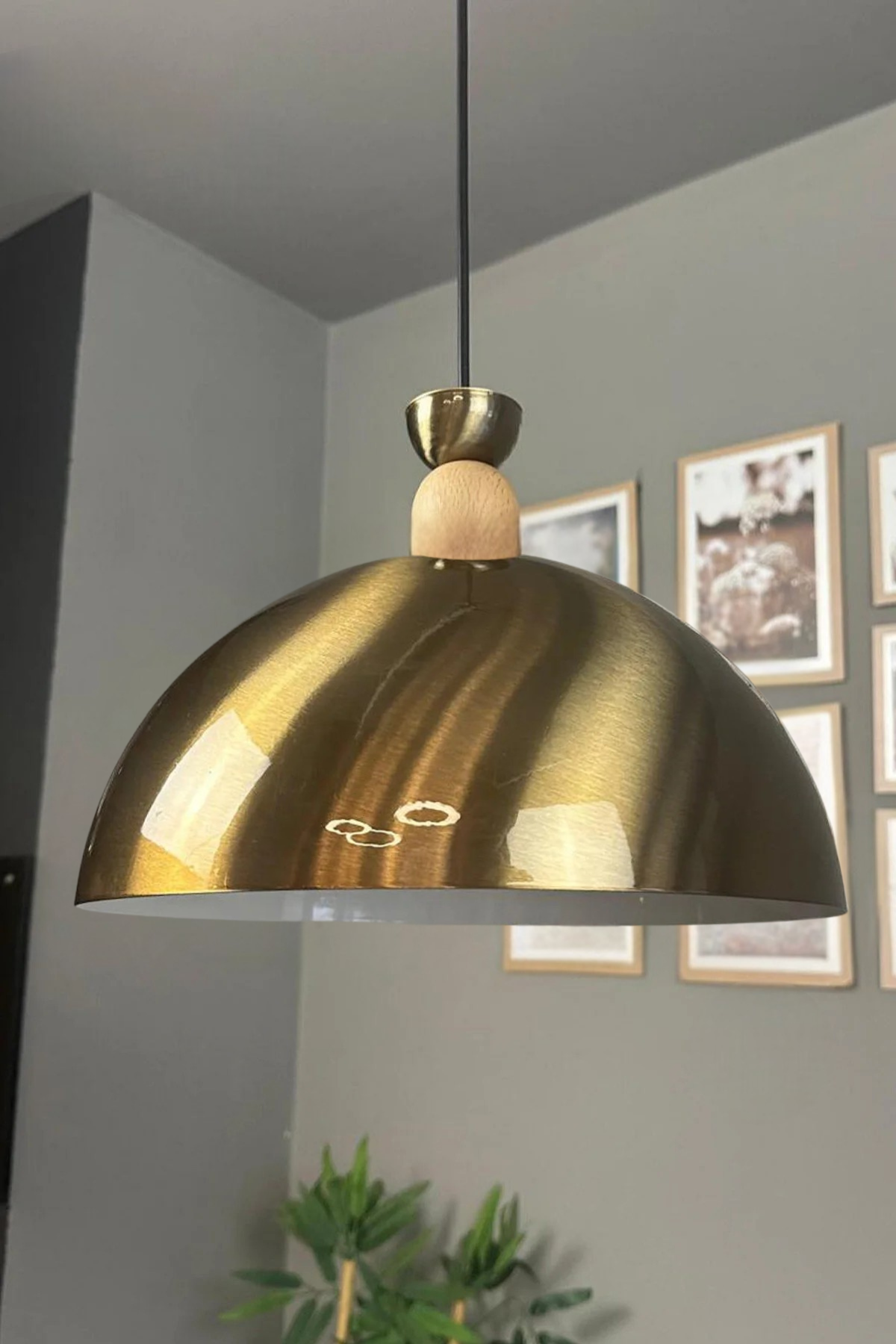 Yimpi Eskitme Avize Tekli Sarkıt Salon Kuaför Cafe Dekoratif Aydınlatma Pastane