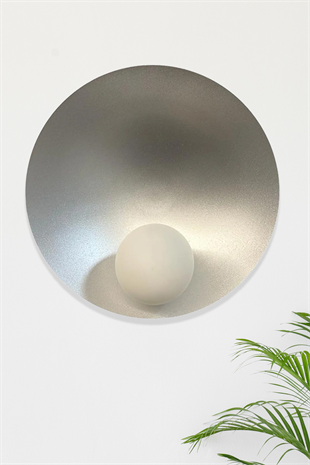 Geniş Siyah Metal Aplik Mutfak İç Mekan Salon Cafe Ofis Pastane Modern Dekoratif Aplikleri