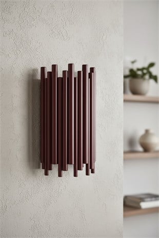 Vonita Vişne Çürüğü Rengi Metal Modern E14 Tekli Duvar Apliği