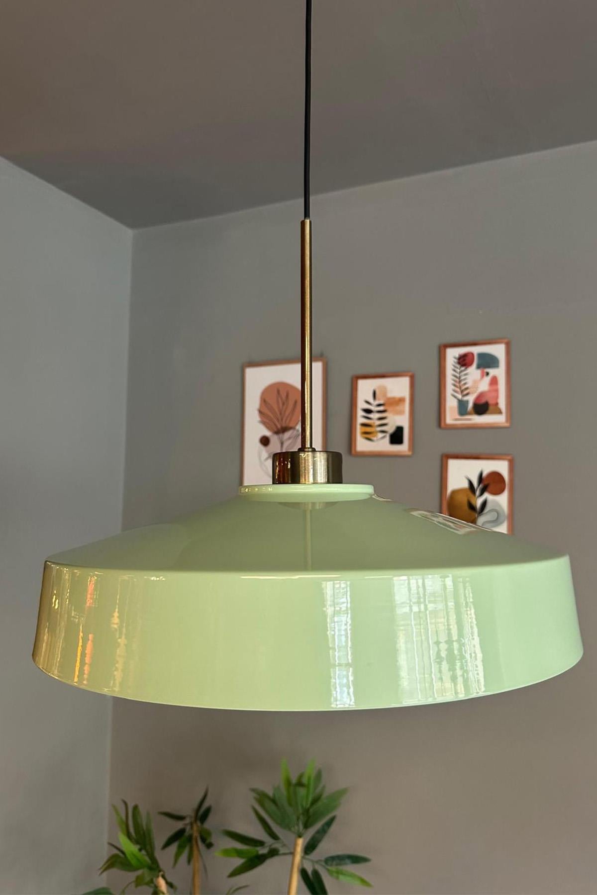 Açe Tekli İnce Eskitme Başlık Avize Retro Sarkıt Ofis Showroom Salon Mutfak Avizeleri