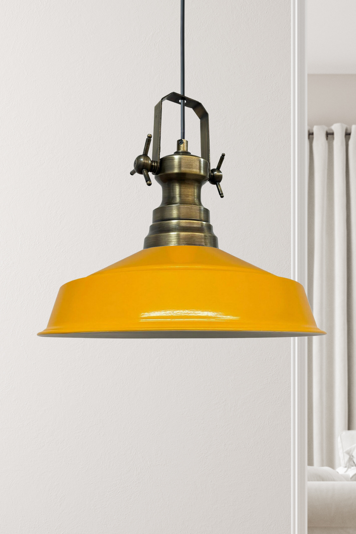 Asaletli Tekli Avize Yeni Eskitme Başlık Retro Sarkıt Lamba Restoran Salon Aydınlatma