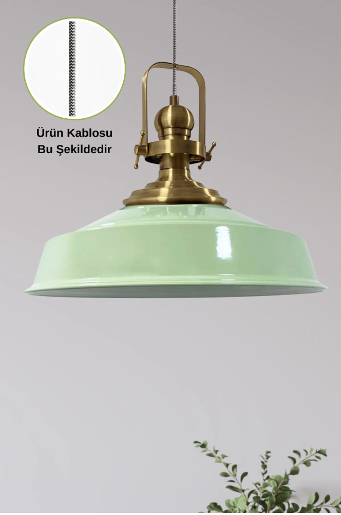 Asaletli Ütü Kablo Tekli Avize Eskitme Başlık Retro Sarkıt Lamba Okul Kuaför Salon Avizeleri