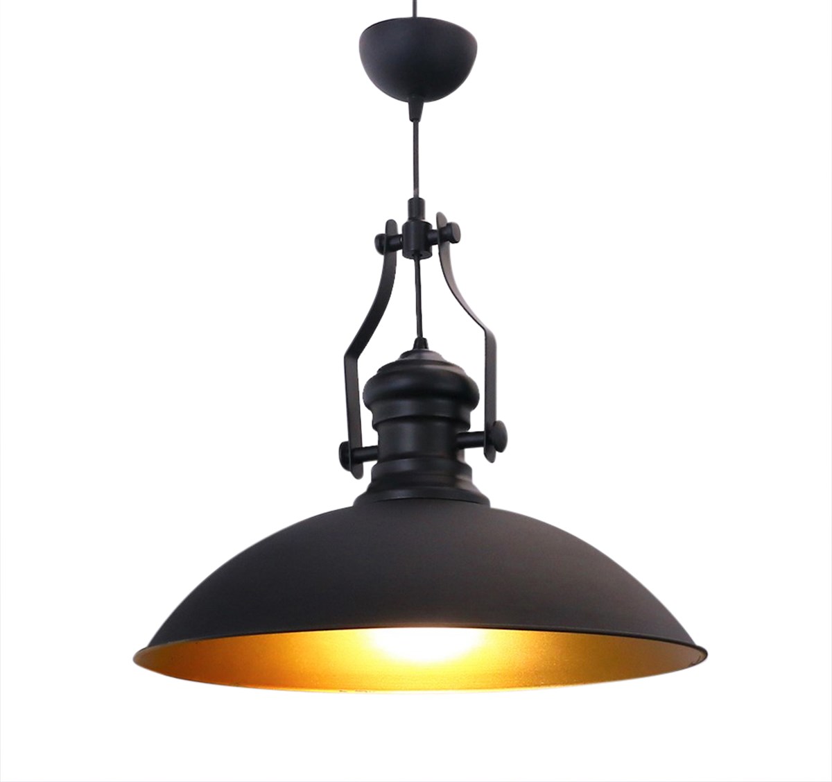 Bamyum Fimda Siyah Sarkıt avize