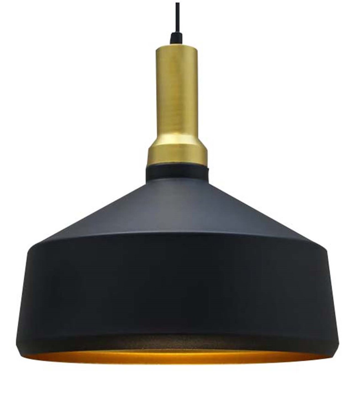 Bamyum Geniş Siyah Avize