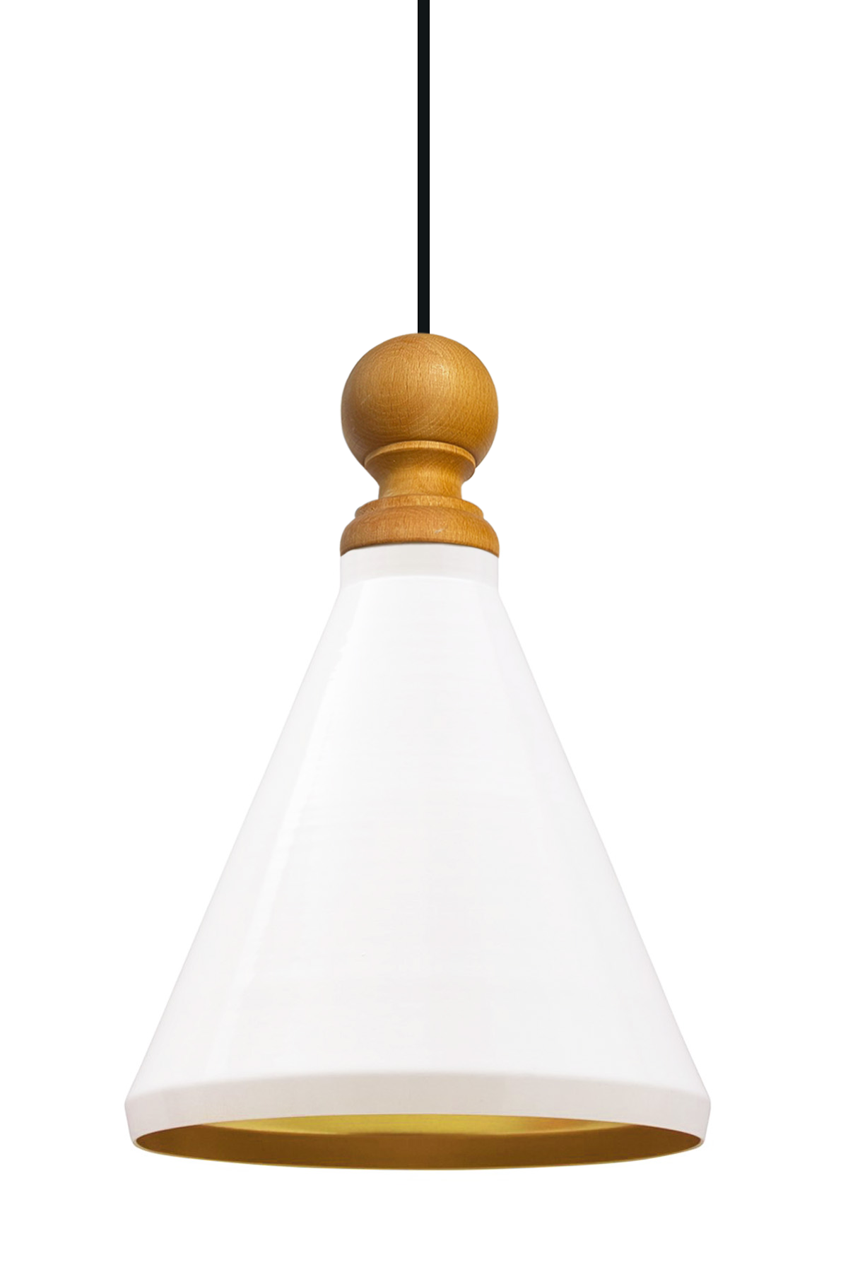 Bamyum Sabonis Beyaz Avize Ahşap Başlık Tekli Sarkıt Lamba Showroom  Antre Koridor Kreş Kuaför Otel