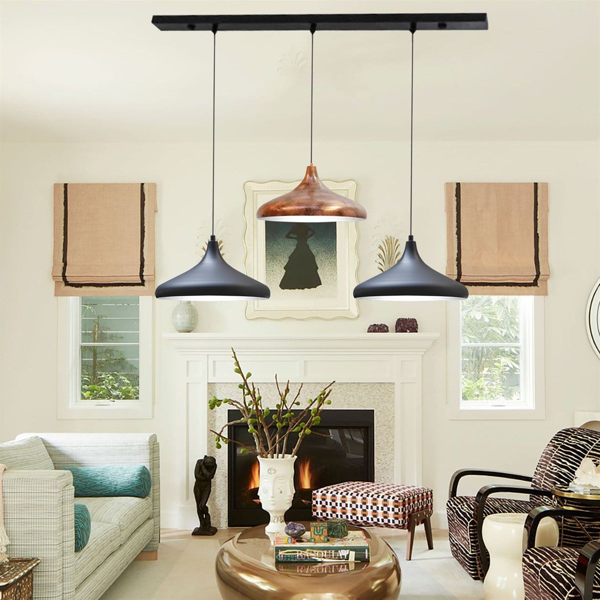 Bamyum Üçlü Vasill Avize