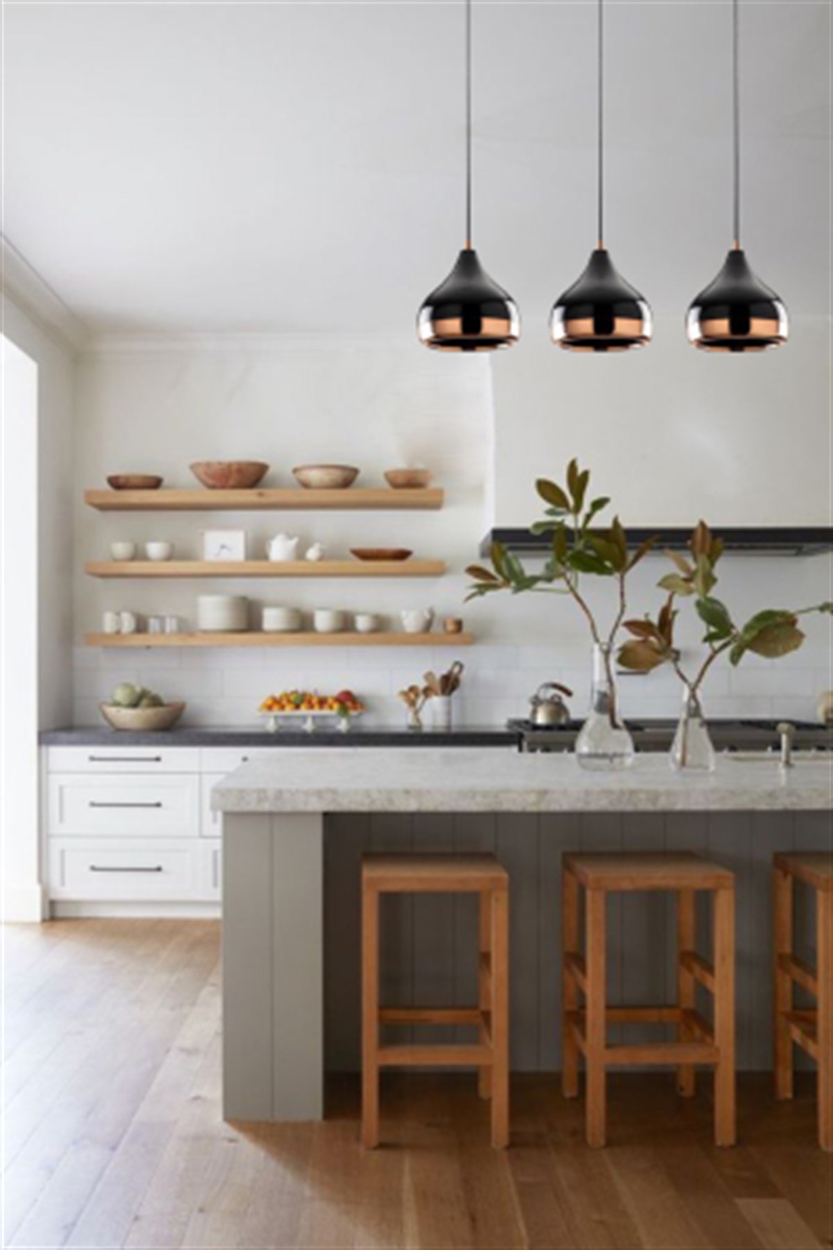 Bamyum Yalen Siyah Avize Sarkıt Lamba Ev Salon Mutfak Showroom Genç Odası  Kuaför Modern Rustik Şık