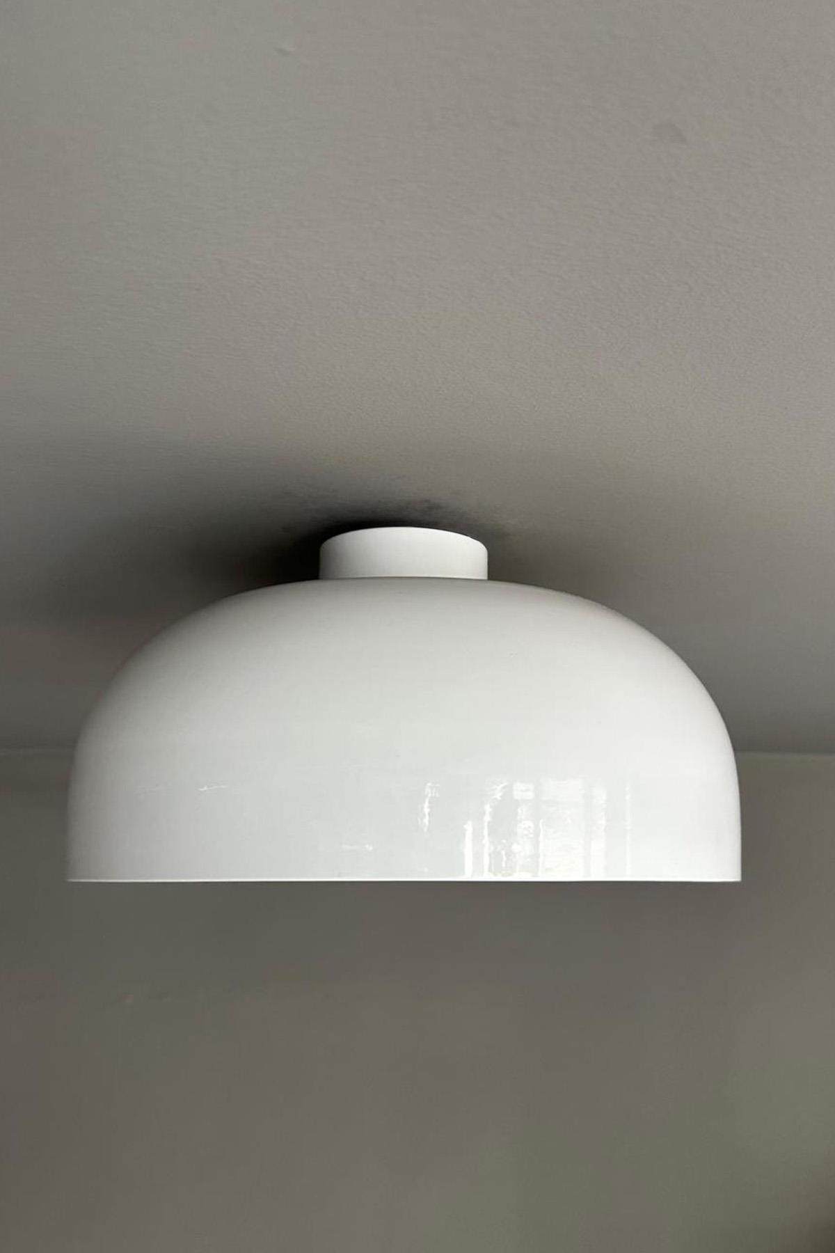 Çember Beyaz Planfonyer Metal Avize Salon Masaüstü Mutfak Ofis Otel Tekli Avizeler Lamba Aydınlatma