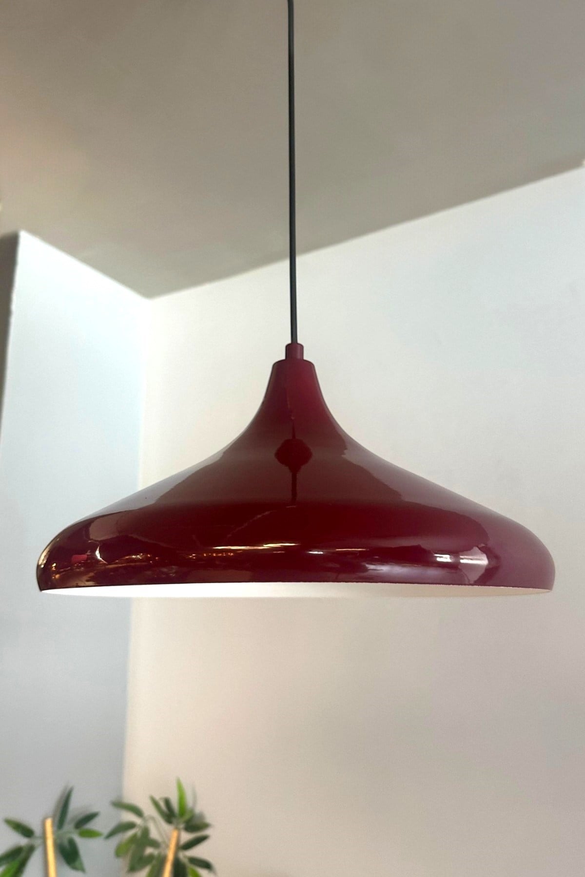 Champion Parlak Vişne Tekli Avize Sarkıt Salon Aydınlatma Avizeler