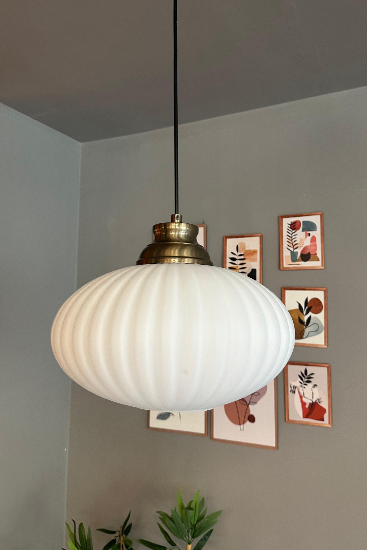 Elegant Cam Beyaz Avize Eskitme Kum Saati Başlık Sarkıt Lamba Restoran Salon Aydınlatma