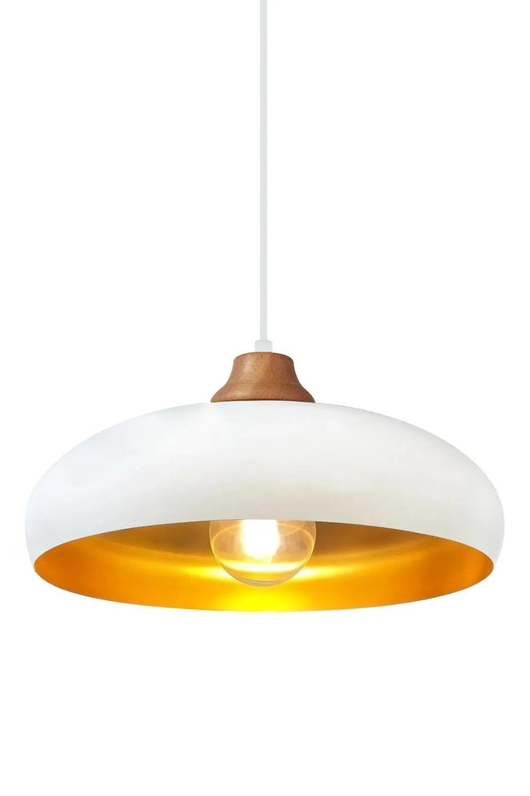 Estrela Sarkıt Ahşap Başlık Avize İç Mekan Aydınlatma Dekoratif Mutfak Hol Cafe Ofis