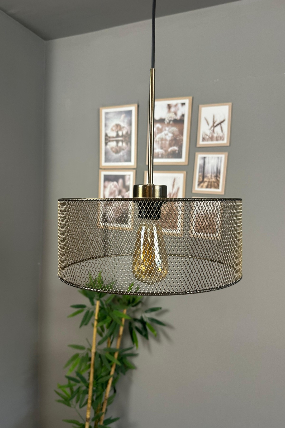 Ferix Eskitme Tekli Metal Avize İnce Eskitme Başlık Rustik Mutfak Modern Sarkıt Aydınlatma