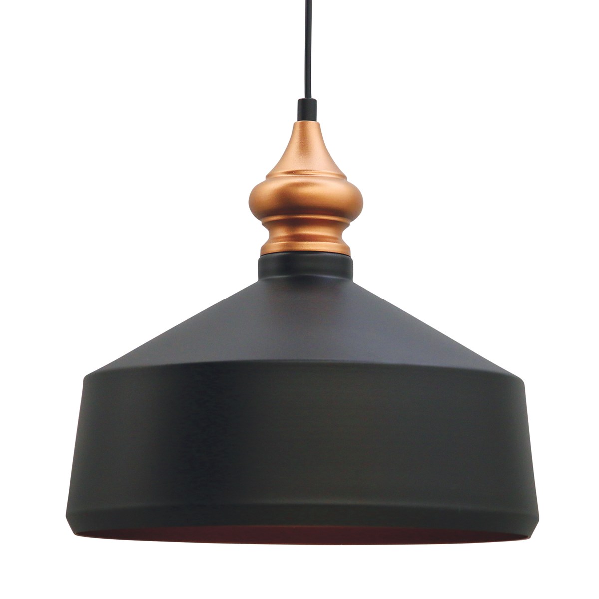 Köşeli Siyah Avize