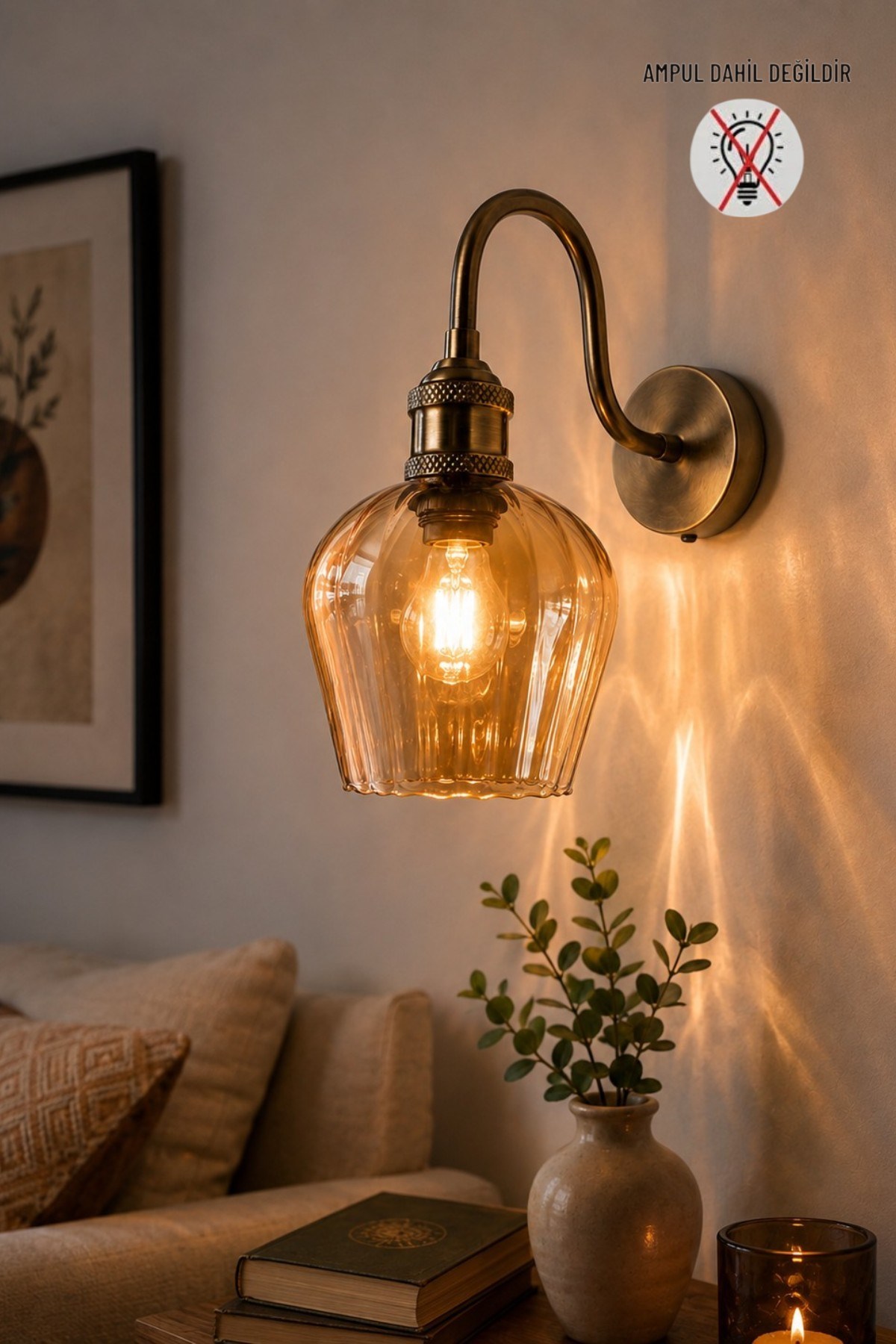 Petal Bal Cam Aplik Duvar Lambası Modern Otel Cafe Vintage Salon Yatak Odası Merdiven Retro