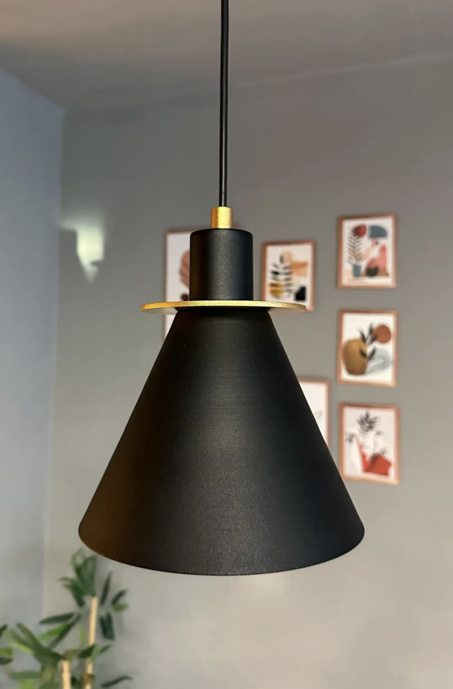 Ramsay Siyah Avize Mutfak Salon Cafe Salon Koridor Otel Restoran Dekoratif