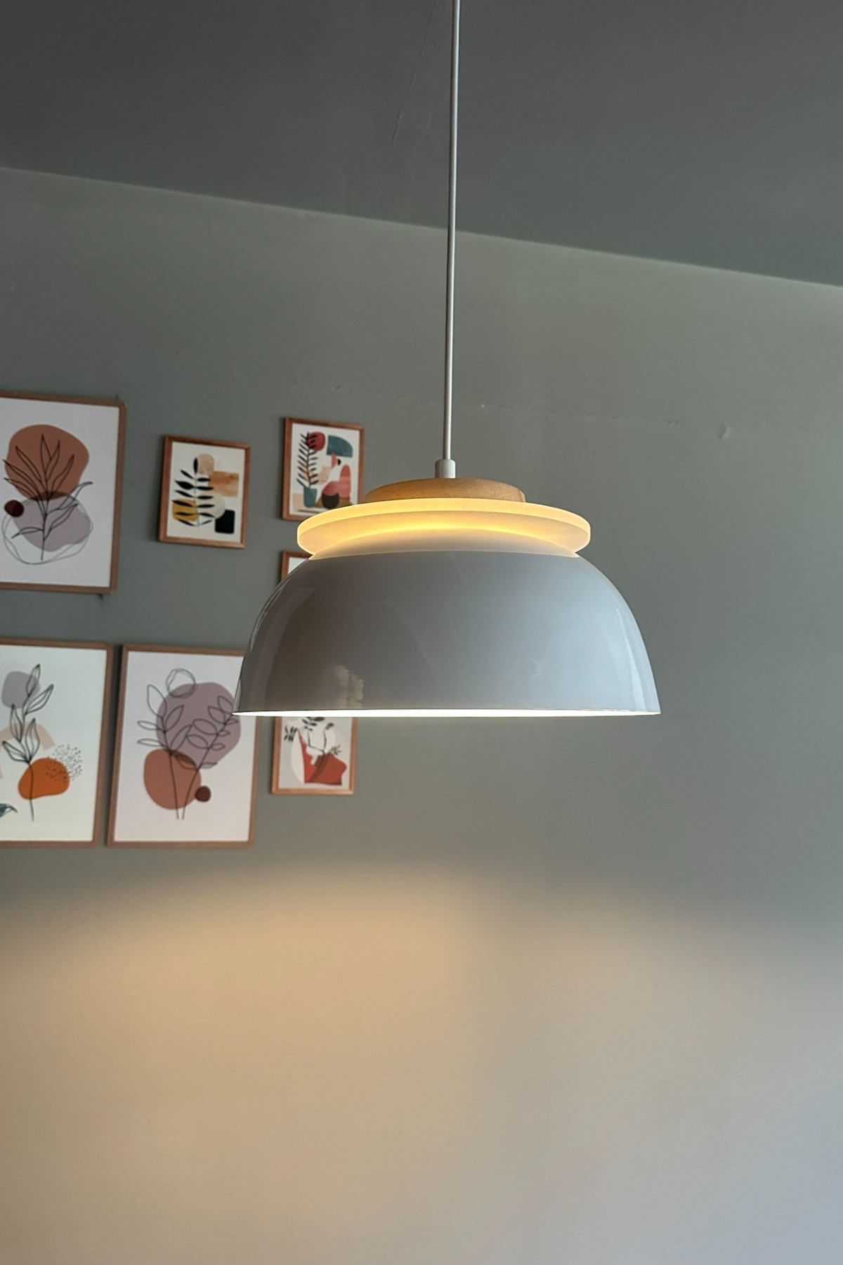 Revola Beyaz Tekli Avize Iç Mekan Aydınlatma Dekoratif Mutfak Cafe Salon