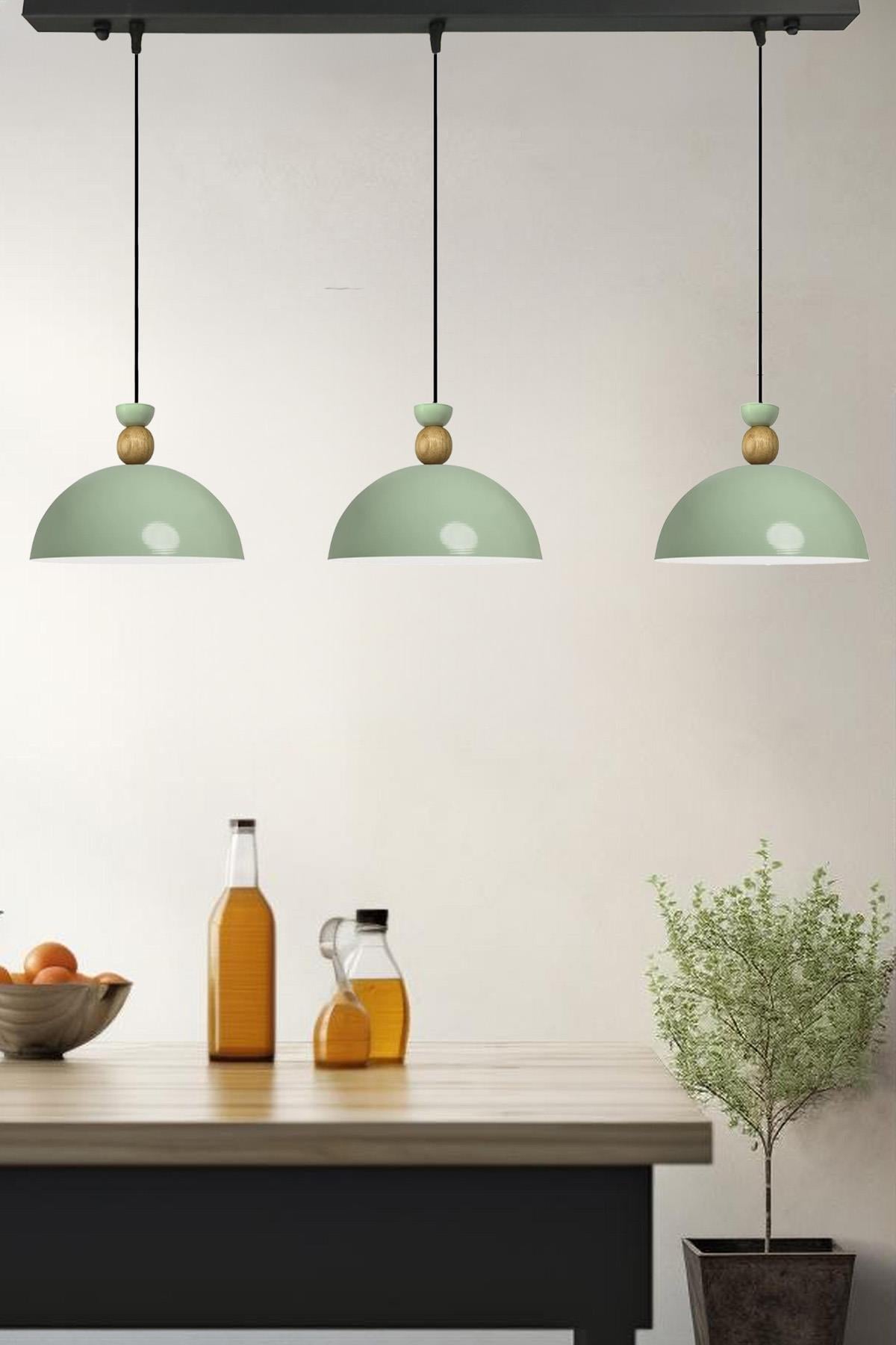 Üçlü Yimpi  Avize Tekli Sarkıt Salon Kuaför Cafe Dekoratif Aydınlatma Pastane