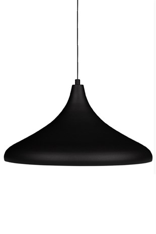 45 cm Çaplı Bamyum Champion XL Siyah Avize Tekli Sarkıt Lamba Cafe Restoran Salon Mutfak Avizeleri